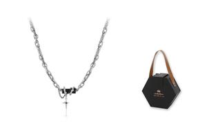 Титановая стальная цепь унисекс Inkopper, черный