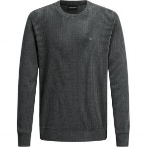 Свитшот мужской EMPORIO ARMANI, серый/зеленый