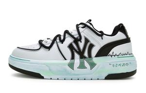 Кроссовки MLB Chunky Liner Skateboarding Shoes Unisex Low-top Black, синий/черный