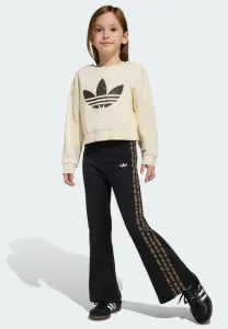 Спортивный костюм свободного кроя с круглым вырезом Adidas Originals, Cream White/Night Brown