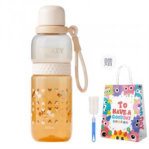 Высококачественная портативная пластиковая бутылка для воды 720 мл Disney, белый