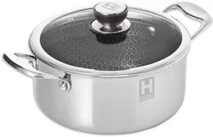 Кастрюля Henssler Fast Number H10073S, серебряный