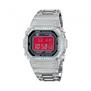 Часы Casio G-Shock Full Metal GMW-B5000 Series, арт. GMW-B5000D-1, серебро/синий