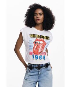 Женская футболка Rolling Stones 1994 года Desigual, White