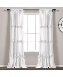 Штора занавесок для окон Дарла Lush Decor, белый