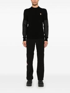 Moncler Grenoble свитер со вставками, черный