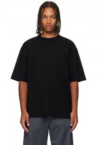 Свободная футболка с коротким рукавом Lemaire, черный
