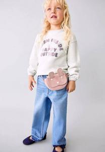 Толстовка Mango Kids BABY, Mottled Light Grey