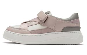 Clarks Низкие женские кроссовки для скейтбординга, белые, розовые