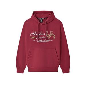 Новогодняя толстовка унисекс Skechers, saffron color-02ww