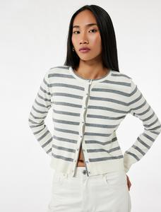 Вязаный кардиган Koton, серый