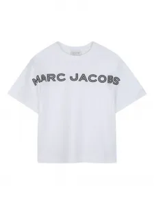 Футболка с принтом логотипа Marc Jacobs Kids, белый