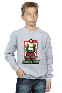 Толстовка OMG Санта Elf, серый