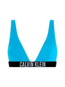 Треугольный бикини-топ Calvin Klein Swimwear Intense Power, небесно-синий