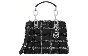 Сумка через плечо Cynthia Fabric, кросс-боди, женская сумка Trumpets черная MICHAEL KORS