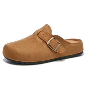 Резиновая подошва закрытые тапочки для женщин Yiya, желтый