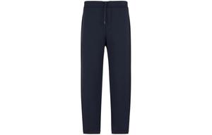 Прямые спортивные брюки со шнурком EMPORIO ARMANI, синий