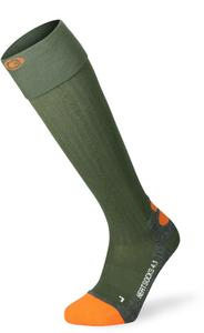 Носки с подогревом Lenz heat sock 4.1 toe cap., Olive/Orange
