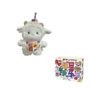 Плюшевая кукла Wheat Little Lamb высотой 35 см Runcan