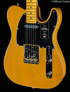 Fender American Professional II Telecaster, цвет Butterscotch Blonde, гриф из клена (544)