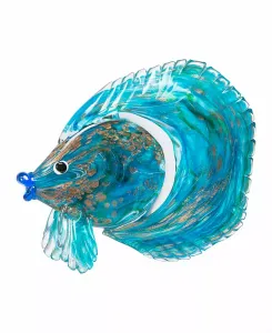 9,5-Дюймовая стеклянная фигурка рыбы-рейли Dale Tiffany, blue