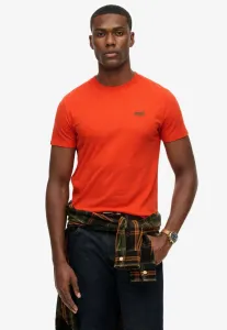 Базовая футболка с винтажным логотипом Superdry & Co, Bright Orange Marl Green