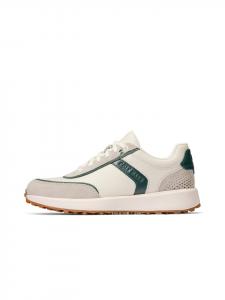 Cole Haan Кроссовки Lo GRANDPRO WELLESLEY RUNNER цвета слоновой кости/зеленый/натуральная резинка