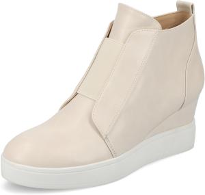 Journee Womens Laramie western cowgirl knee high boot stiletto heel stitching faux leather comfort system insole Journee Collection, Beige