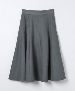 Расклешенная юбка миди с вырезами