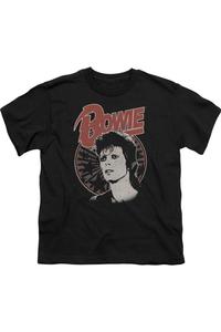 Футболка с коротким рукавом для подростков David Bowie Space Oddity Gildan, черный