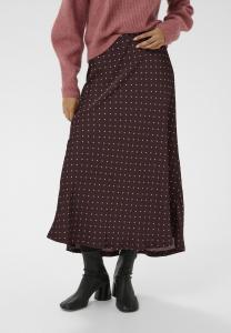 Юбка InWear A-line skirt, Brown Bordeaux Small Dot/Brown