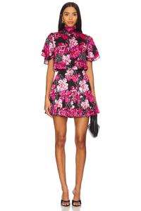 Платье саффи Misa Los Angeles, розовый