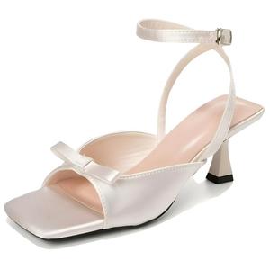 Сандалии с одним ремешком женские WUJI, White