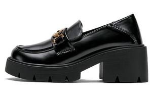 Лоферы женские низкие черный Warrior