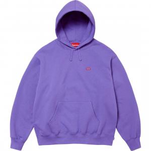 Худи Small Box с капюшоном FW24 Supreme, светло-фиолетовый