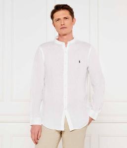 Льняная рубашка Slim fit Polo Ralph Lauren, белый