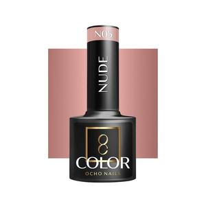OCHO NAILS Гибридный лак для ногтей телесного цвета N05 -5 г Active Shop