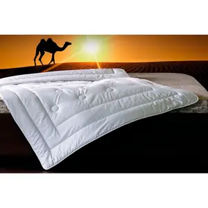 Одеяло из натурального волоса Natur Classic 342 Brilliant, одеяла для лета и зимы, теплое, наполнение - верблюжья шерсть, 1 шт. Регулирующее температуру натуральное одеяло из шерсти. Billerbeck, белый