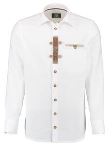 OS-Trachten Традиционная белая рубашка Шает