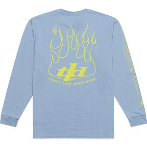 Футболка Troy Lee Designs Long-Sleeve Troy Lee Designs, Torched Smoke Blue