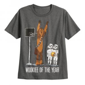 Футболка с рисунком «Звездные войны» для мальчиков 8–20 лет Star Wars, цвет Charcoal Heather