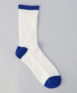 Носки в рубчик, подобранные по цвету Coen, цвет Off White