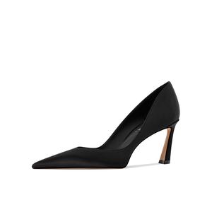 Shesrim Туфли на высоком тонком каблуке женские, черные