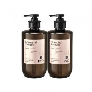 Шампунь для волос Fragrance Rich And Resilient с контролем жирности, объемом и пышностью, аромат цитрусового попурри Ryo, [shanghai dream]rich floral scent shampoo 580ml x 2 bottles