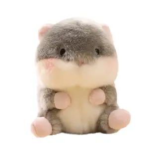 WOWOCHENG Плюшевый кулон в виде розовой панды-кролика-хомячка, высота 13 см