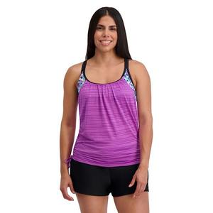 Женский топ для купальника ruched twofer Zeroxposur