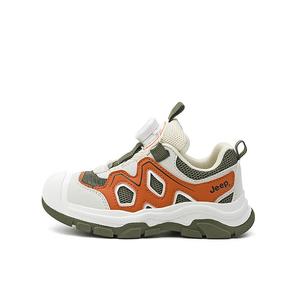 Кроссовки Jeep Kids Lifestyle Shoes Kids Low-top Olive Green/orange, зеленый