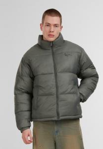 Куртка Karl Kani SMALL SIGNATURE EMBOSSED LOGO PUFFER, Grey