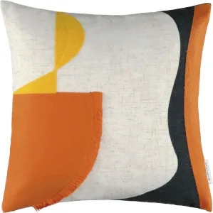 Чехол на подушку TOM TAILOR "Summer Shapes", (1 шт.) 45х45 см, цвет apricot, orange, pfirsich