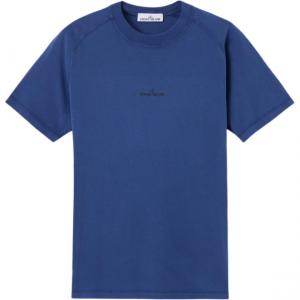 Футболка Compass Printed Crewneck STONE ISLAND, синий